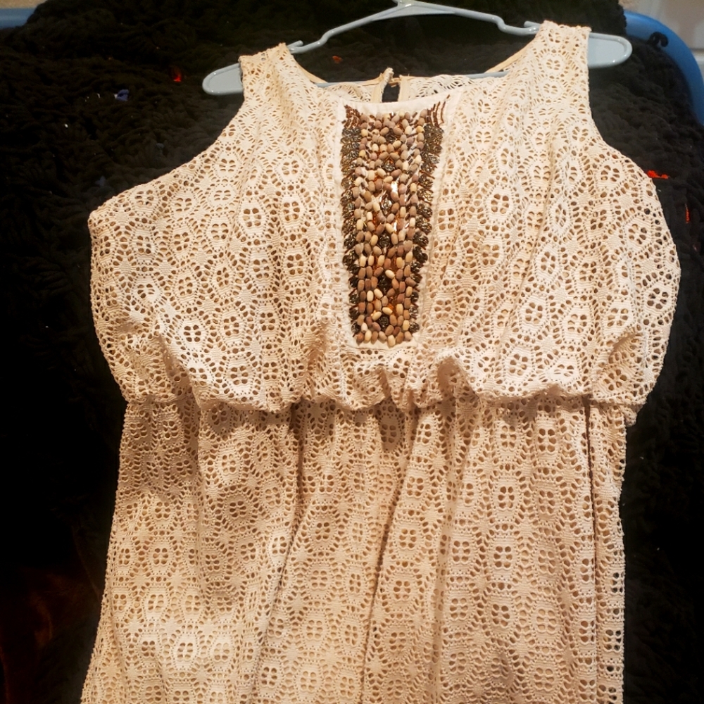Maurices  - Lacey decorative knit High/Low dress Size 1